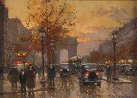  L'Arc de Triomphe et Les Champs Elysees